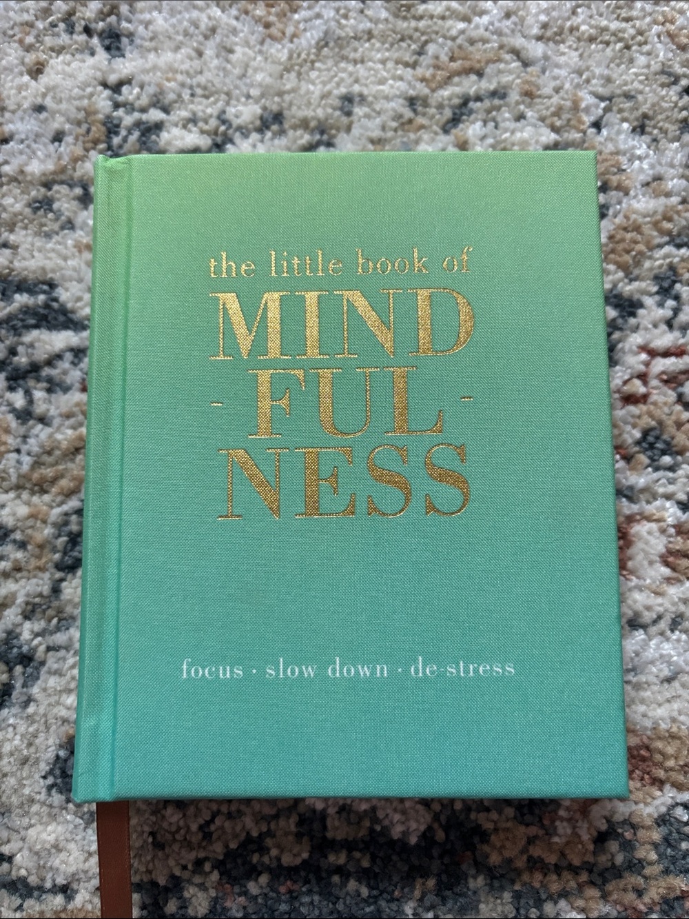 The Little Book of Mindfulness - Teal Hardcover